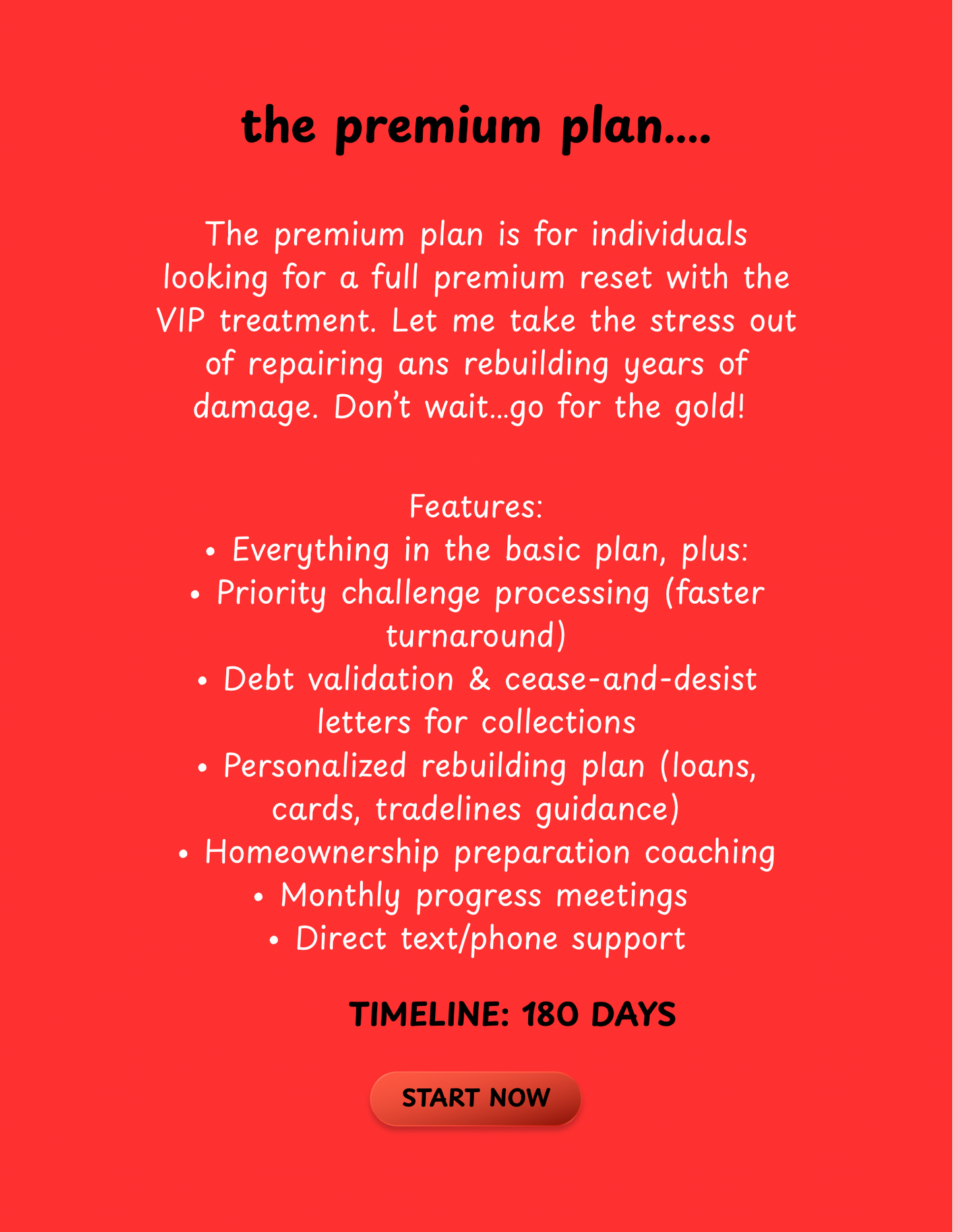the premium plan